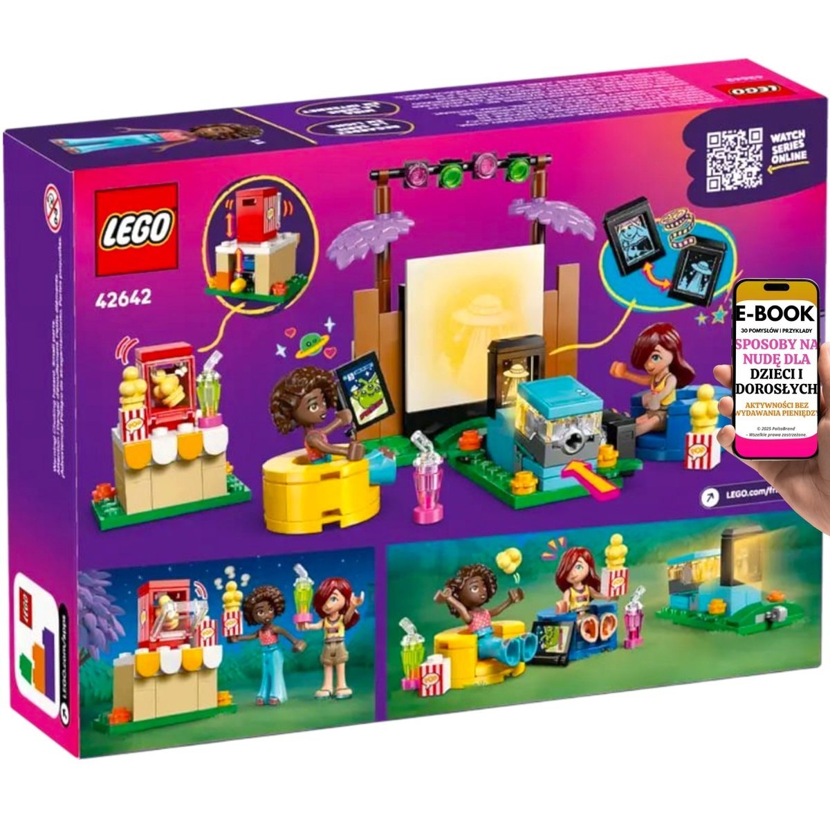 LEGO Friends Maraton Filmowy –42642- Zestaw Rozwijający Twórcze Opowieści, Zabawy w Przyjaźń i Miłość Do Kina + EBOOK-3