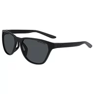 Okulary przeciwsłoneczne - NIKE NIKE MAVERICK RISE DQ0797, mieszane okulary przeciwsłoneczne, MATTE BLACK/DARK GREY, 56 - miniaturka - grafika 1