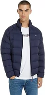 Kurtki męskie - Tommy Jeans Męska kurtka puchowa TJM Light, Ciemna granatowa, XXL - miniaturka - grafika 1