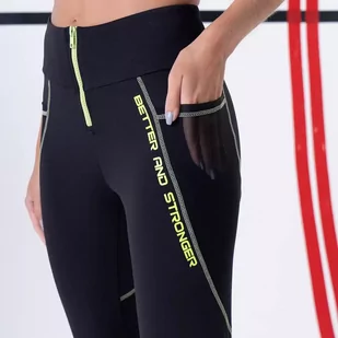 Legginsy damskie LABELLAMAFIA LEGGING ZIP UP - Legginsy - miniaturka - grafika 4