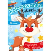 Kolorowanki, wyklejanki - Kolorowanka z tatuażami. Magiczne święta - miniaturka - grafika 1