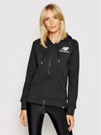 Bluzy damskie - New Balance Bluza Essentials WJ03530 Czarny Relaxed Fit - miniaturka - grafika 1