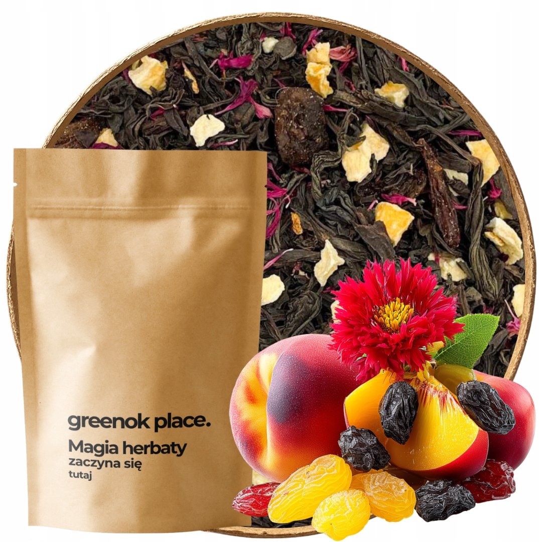 Herbata czarna Brzoskwiniowy Dotyk 1000g Ceylon brzoskwinia pomarańcza