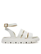 Buty dla dziewczynek - Tommy Hilfiger Sandały Sandal T4A2-33798-0371 M Biały - miniaturka - grafika 1