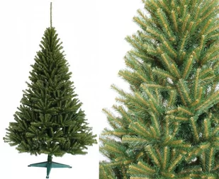 Choinka sztuczna JAK ŻYWA 220 cm zielona naturalna świerk - Choinki - miniaturka - grafika 1