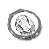 Lusterka do makijażu - Black and tan coonhound Lusterko kieszonkowe - miniaturka - grafika 1