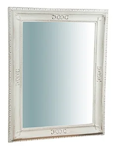 Biscottini Lustro ścienne pionowe lub poziome Shabby drewniane lustro ścienne z białym wykończeniem antyczne wymiary L67xPR4,5xH87 cm produkcja rzemiosła Fiorentino Made in Italy - Lustra - miniaturka - grafika 1