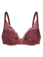 Biustonosze - Chantelle Biustonosz z fiszbiną Legend C15YNA Bordowy - miniaturka - grafika 1