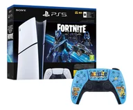 Konsole Playstation - Sony PlayStation 5 Slim Digital Fortnite Cobalt + pad Fortnite - miniaturka - grafika 1