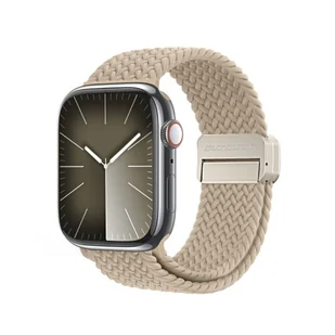 Dux Ducis DUX DUCIS pasek MIXTURE PRO pleciony do Apple Watch 42 / 44 / 45 / 49 mm beżowy - Akcesoria do smartwatchy - miniaturka - grafika 1