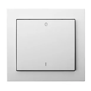 Ospel Łącznik dwubiegunowy Kier BIAŁY ŁP-11W/00 - Wyłączniki światła i elektryczne - miniaturka - grafika 1