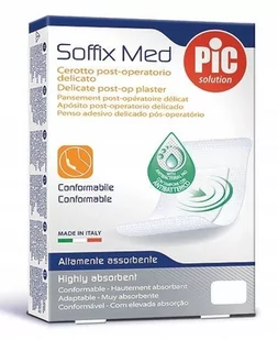 PiC Soffix Med, plaster pooperacyjny z antybakteryjnym opatrunkiem, 5 x 7 cm, 5 szt. - Apteczki i materiały opatrunkowe - miniaturka - grafika 1