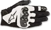 Badminton - Alpinestars Rękawice motocyklowe Smx-1 Air V2 Gloves Black White, czarne/białe, S - miniaturka - grafika 1