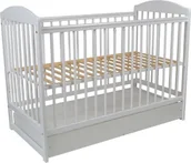 Łóżeczka i kojce - Tomi Łóżeczko Drewniane Tomi XV z Szufladą Tapczanik Szary - miniaturka - grafika 1