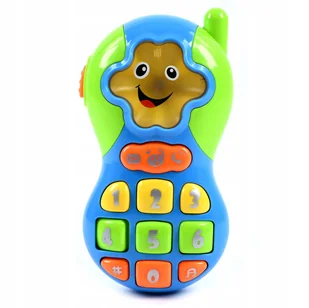 INTERAKTYWNY TELEFON DLA MALUCHA MUZYCZNA ZABAWKA DZIECKA EDUKACYJNY - Zabawki interaktywne dla dzieci - miniaturka - grafika 1