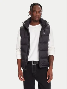 Calvin Klein Jeans Bezrękawnik LV04RD531G Czarny Regular Fit - Kamizelki męskie - miniaturka - grafika 1