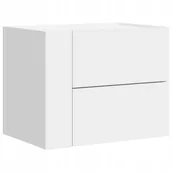 Szafki nocne - Wisząca szafka nocna, biała, 45x30x35 cm - miniaturka - grafika 1