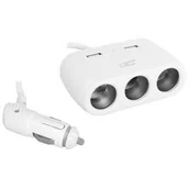 Akcesoria motoryzacyjne - LTC Rozdzielacz gn.zapalniczki z USB LTC Car Fire AS7B 60745 - miniaturka - grafika 1