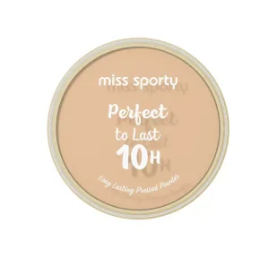 Miss Sporty Perfect To Last 10h długotrwały puder w kamieniu 010 Porcelain 9 g - Pudry do twarzy - miniaturka - grafika 1