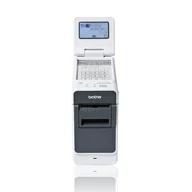 Drukarki kart i etykiet - Drukarka etykiet Brother TD 2125N 203dpi / do 63mm / PC / USB / LAN / USB Host / w zestawie z panelem dotykowym - miniaturka - grafika 1