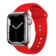 Akcesoria do smartwatchy - Apple Crong Pasek Crong Liquid Band do Watch 38/40 mm czerwony CRG-40LQB-RED - miniaturka - grafika 1