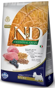 Farmina Ancestral Grain Lamb&Blueberry Adult Mini 7 kg - Sucha karma dla psów - miniaturka - grafika 1