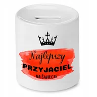 Skarbonki - SKARBONKA DLA PRZYJACIELA NAJLEPSZY NA ŚWIECIE z Nadrukiem ze Zdjęciem - miniaturka - grafika 1