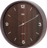 Zegary - Teesa Zegar ścienny 30 cm ciemny brąz - miniaturka - grafika 1