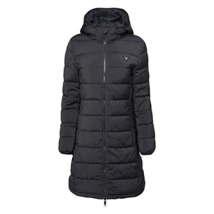 Damski Płaszcz pikowany zimowy GUESS NEW ALETA LONG PUFFER JACKET V4YL05WF3X0-JBLK – Czarny - Płaszcze damskie - miniaturka - grafika 1