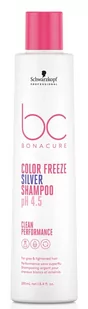 Schwarzkopf BC Color Freeze Silver szampon ochładzający odcień blond 250ml - Szampony do włosów - miniaturka - grafika 1