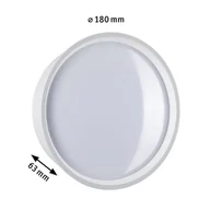 Lampy ogrodowe - Paulmann Platomo kinkiet zewnętrzny LED biały - miniaturka - grafika 1