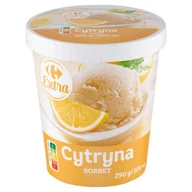 Lody i desery lodowe - Carrefour Extra Sorbet cytryna 500 ml - miniaturka - grafika 1