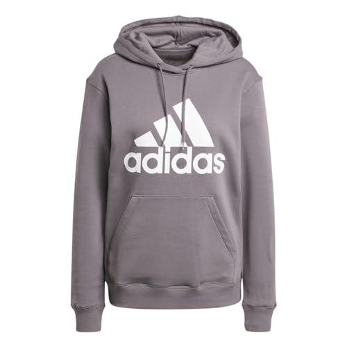 adidas Damska bluza z kapturem Essentials Big Logo Regularna, XL, grafitowa, Grafitowy, XL
