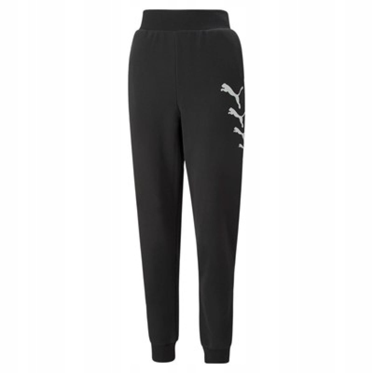 Puma spodnie dresowe damskie sportowe joggery czarne - L
