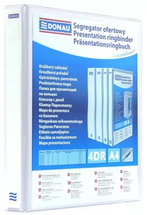 Donau Segregator ofertowy PP, A4/4RD/40, biały 2788404PL-09 - Segregatory - miniaturka - grafika 1