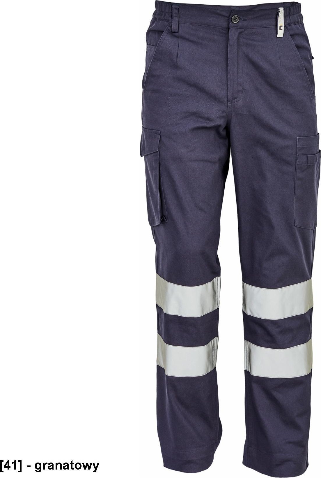 CERVA HUELVA - spodnie reflex - granatowy 54