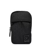 Nerki - Calvin Klein Saszetka Utility Emblem Phone Crossbody LV04D1192G Czarny - miniaturka - grafika 1
