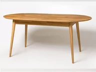 Stoły - Stół dębowy owalny 170x90 Bergen olej intense - miniaturka - grafika 1