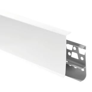 Listwa przypodłogowa PCV HI-LINE 75 mm biała Artens 5901171280138 - Listwy przypodłogowe - miniaturka - grafika 1