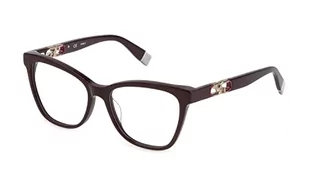 Furla Damskie okulary przeciwsłoneczne Vfu633, Full Bordeaux, 66, Full Bordeaux - Okulary przeciwsłoneczne - miniaturka - grafika 1
