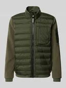 Kurtki męskie - Pikowana kurtka ze stójką i kieszenią na piersi model ‘Hybrid’ - miniaturka - grafika 1