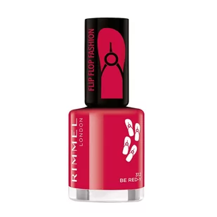 Rimmel Flipflop Fashion 8 ml Lakier do paznokci 312 Be Red-Y - Lakiery do paznokci - miniaturka - grafika 1