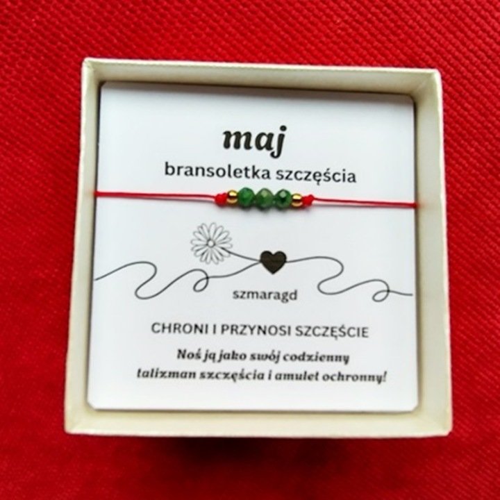 Bransoletka ze Szmaragdem – Kamień Urodzinowy Maj/GiovanniDivine