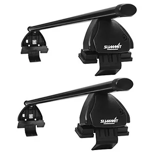 Summit SUP-055 Premium Multi Fit relingi dachowe, kolor czarny, 2 sztuki - Bagażniki dachowe - miniaturka - grafika 1