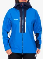 Kurtki narciarskie - Kurtka damska Mammut Taiss HS Hooded Jacket - glacier blue/marine - miniaturka - grafika 1