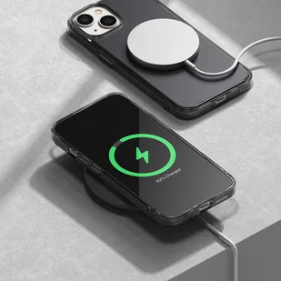 Ringke Fusion Matte etui iPhone 14 Plus pokrowiec z żelową ramką szary - Etui i futerały do telefonów - miniaturka - grafika 6