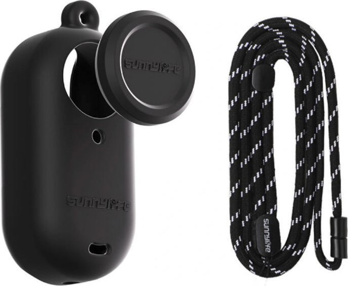 SunnyLife ETUI GUMOWE OSŁONA OCHRONNA ZE SMYCZĄ SUNNYLIFE DO INSTA360 GO 3S CZARNE