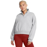 Bluzy damskie - Damska bluza dresowa Under Armour UA Icon Fleece OS HZ - szara - miniaturka - grafika 1
