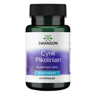 Suplementy diety - Zinc Picolinate - Cynk Pikolinian 22 mg (60 kaps.) - miniaturka - grafika 1