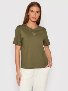 Koszulki i topy damskie - Reebok T-Shirt Classics GR0396 Zielony Relaxed Fit - grafika 1